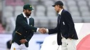 Azhar Ali Forgets About Social Distancing Norms, Shakes Hand With Joe Root After Toss in England vs Pakistan 1st Test