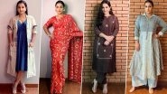 Vidya Balan's Style File for Shakuntala Devi's E Promotion Was All About Simplicity and Being Vocal for Local (View Pics)