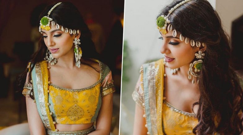 Miheeka Bajaj Picks a Stunning Yellow Ensemble for her Haldi Ceremony 