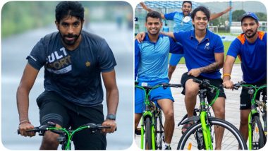 IPL 2020: Mumbai Indians Go Liverpool Way With Players Cycling Their Way to The Practice Session (See Pics)