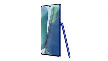 Samsung launches Mystic Blue colour variant of Galaxy Note 20 in