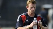 Paul Collingwood, Assistant Coach, Brings Drinks for England During Day Four of Third Test Against Pakistan
