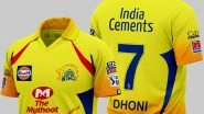 Official Chennai Super Kings IPL 2020 Jersey Online Available on thesouledstore.com