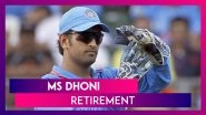 MS Dhoni Announces Retirement From International Cricket