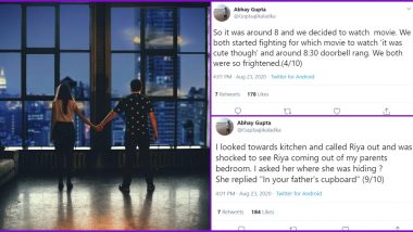 Viral Twitter Thread of Guy Inviting Girlfriend Over When Parents Aren't Home Has The Most Unexpected Plot Twist