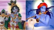 Happy Janmashtami 2020 Wishes, Messages and Shri Krishna HD Images Flood Twitter, Netizens Share Photos of Laddu Gopal As They Celebrate Gokulashtami Puja at Home