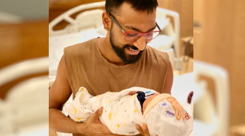 Krunal Pandya’s First Pic With Nephew and Hardik Pandya’s Son Is All About 'One Family'