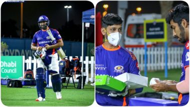 IPL 2020 Team Update: Mumbai Indians Emphasises On 'Safety First' As Players Sweat It Out In the Nets (Watch Video)