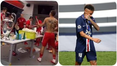 Did Bayern Munich Mock Neymar Jr by Singing a Track by Maluma After Winning Champions League 2019-20 Against PSG?  (Watch Video)