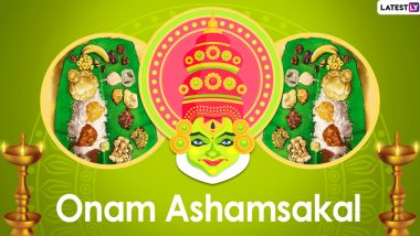 Onam Ashamsakal Images & HD Wallpapers for Free Download Online: Wish Happy Onam 2020 in Malayalam With WhatsApp Stickers and GIF Greetings