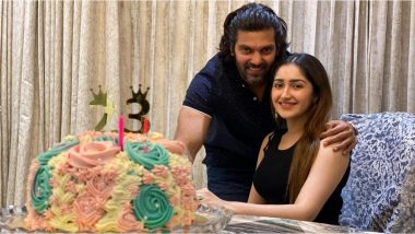 Sayyeshaa Celebrates Her 23rd Birthday with Arya and Family (View Pics)