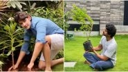 Thalapathy Vijay Takes Mahesh Babu's #GreenIndiaChallenge, Shares Pictures of Him Planting Saplings (View Tweet)