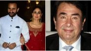 Kareena Kapoor Khan And Saif Ali Khan Expecting Second Child: Randhir Kapoor Is &lsquo;Absolutely Delighted&rsquo; Over His Daughter&rsquo;s Pregnancy