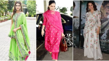 Ganesh Chaturthi 2020 Style and Outfit Ideas: From Deepika Padukone's Simplicity to Kangana Ranaut's Royal Affair - Fashionistas that You Can Seek Inspiration from This Year (View Pics)