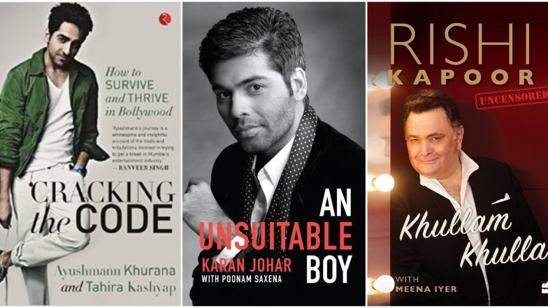Karan Johar, Rishi Kapoor and Ayushmann Khurrana: Bollywood Autobiographies that You Can Read While Waiting for Saif Ali Khan's