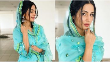 Eid Al-Adha 2020: Hina Khan Paints a Beautiful Picture With her Traditional Ensemble (View Pics)