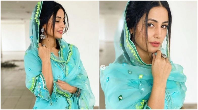 Eid Al-Adha 2020: Hina Khan Paints a Beautiful Picture With her Traditional Ensemble 