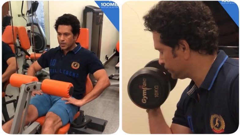 Sachin Tendulkar Hits the Gym After Unlock 3.0, Posts a Video on Social Media