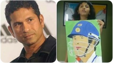 Sachin Tendulkar Thanks a Little Fan For a Beautiful Painting, Shares a Tweet on Social Media