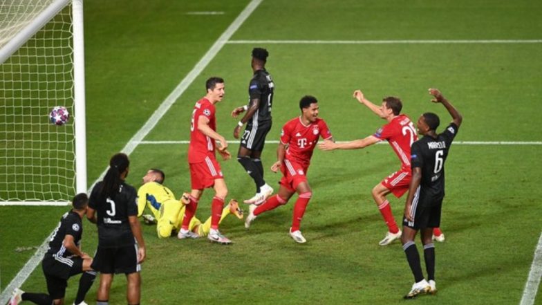 Lyon vs Bayern Munich, UCL 2019–20 SF Goal Video Highlights: Serge Gnabry and Robert Lewandowski Help Cruise to 11th UEFA Champions League Final With 3–0 Win