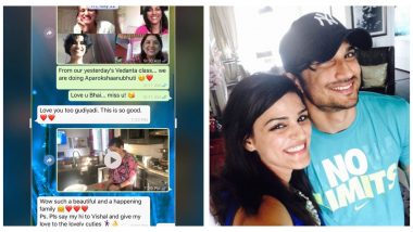 Sushant Singh Rajput's Sister Shares Screenshot of Her May 22 Chat With Late Actor