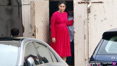 Pregnant Kareena Kapoor Khan Shoots for a Project at Mehboob Studio Amid Pandemic (See Pics)