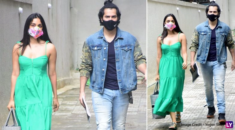 Varun Dhawan and Kiara Advani Spotted Outside Dharma Productions Office 