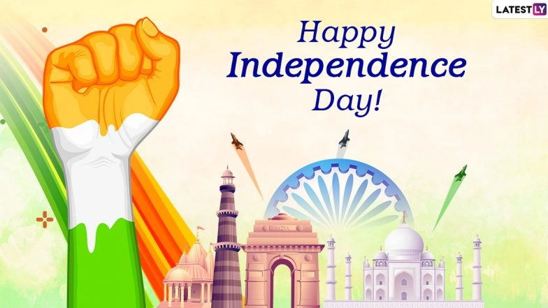 Independence Day 2020 Wishes Images and Messages: WhatsApp Stickers, Tiranga HD Photos, GIFs, Patriotic Quotes and Facebook Greetings to Send on 15th of August