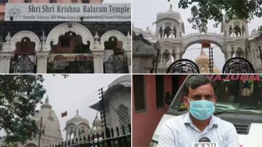 ISKCON Temple in Vrindavan Sealed Ahead of Krishna Janamashtami 2020 As 22 People, Including Priests, Test COVID-19 Positive