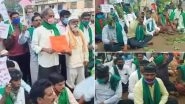 Karnataka: Farmers Block Belagavi Airport Road to Protest Against CM BS Yediyurappa&rsquo;s Visit, Demand Compensation for Crop Damage Announced in 2019