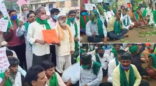 Karnataka: Farmers Block Belagavi Airport Road to Protest Against CM BS Yediyurappa’s Visit, Demand Compensation for Crop Damage Announced in 2019