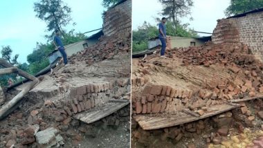 Gujarat Wall Collapse: Two Girls Die After Wall of a Neighbour’s House Collapses in Nodhana Village of Bharuch District