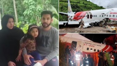 Kerala Man, His Pregnant Wife and 4-Year-Old Daughter Jump Out From Wings of Ill Fated Air India Express Plane, Escape Kozhikode Plane Crash With Minor Injuries