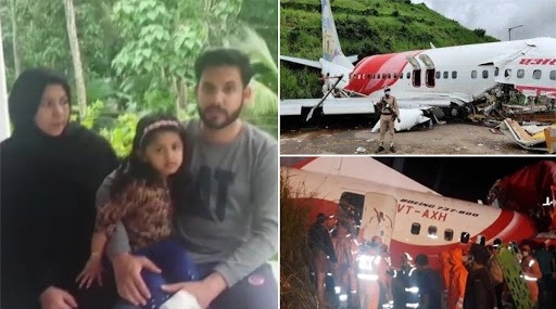 Kerala Man, His Pregnant Wife and 4-Year-Old Daughter Jump Out From Wings of Ill Fated Air India Express Plane, Escape Kozhikode Plane Crash With Minor Injuries