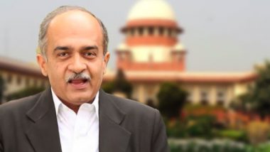 Prashant Bhushan Fined Re 1 by Supreme Court in Contempt Case, to Face 3-Month Jail if He Refuses to Pay It by September 15; Here’s What SC Said While Pronouncing Its Decision