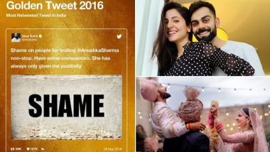380px x 214px - Can Virat Kohli's Post Announcing Anushka Sharma's Pregnancy Beat His  Previous Golden Tweet Records? | ðŸŽ¥ LatestLY
