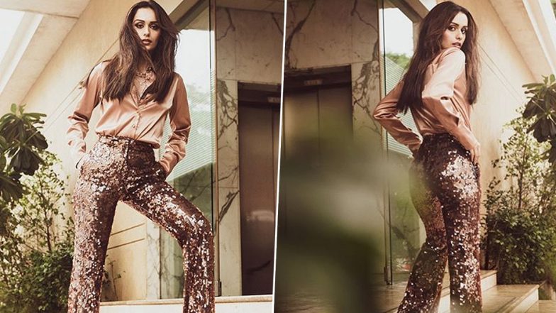 Manushi Chhillar Has Her Sequins, Shine and a Retro Heart Vibe in Sync!