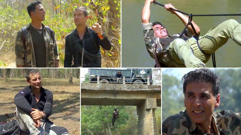 Into the Wild With Bear Grylls: Akshay Kumar Shares a Preview of his Adventures with the Host and it's Hella Exciting (Watch Video)