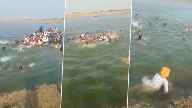 Rajasthan Boat Tragedy: Boat Capsizes in Chambal River in Kota District, At Least 10 Dead
