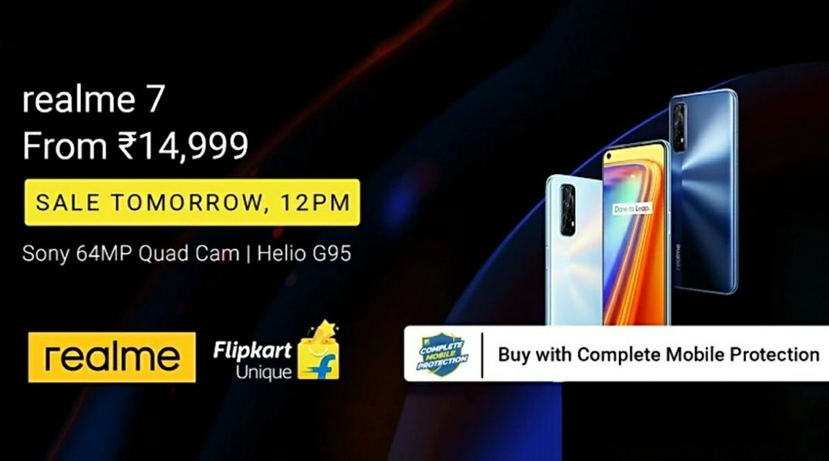 Realme 7 India Sale