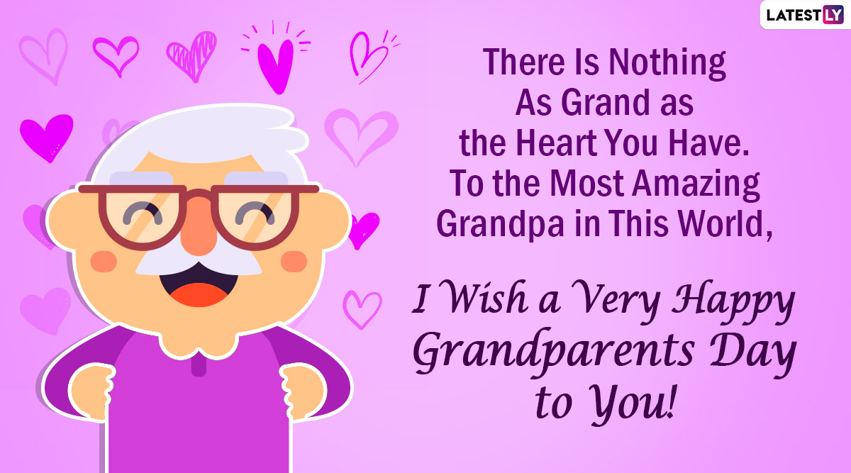 National Grandparents Day 2020 Wishes For Grandfather: Whatsapp 