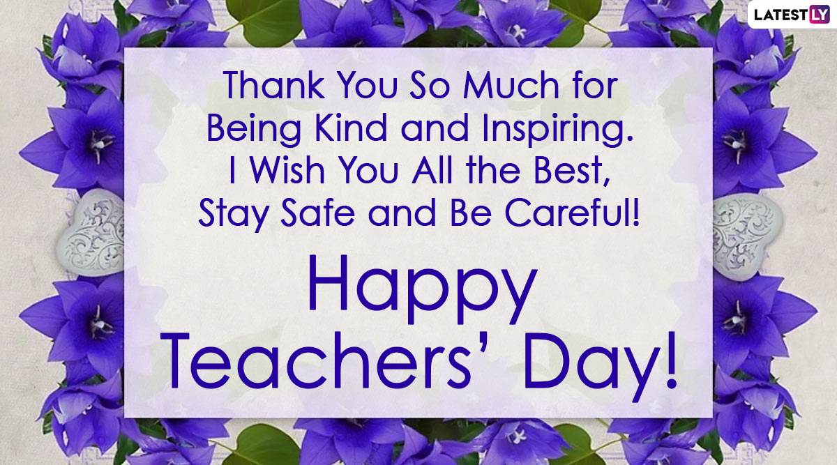 Festivals Events News Happy Teachers Day 2020 Thank You Notes 