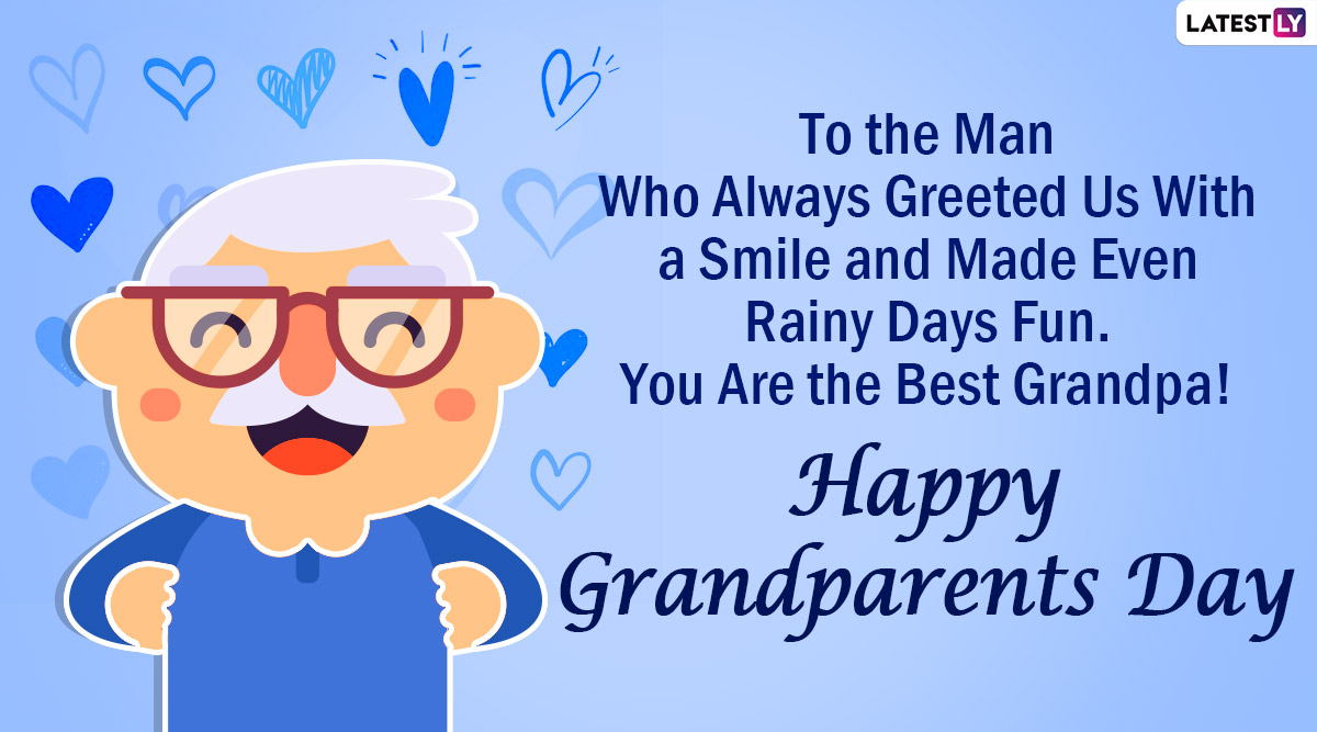 National Grandparents Day 2020 Wishes for Grandfather: WhatsApp ...