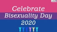 Celebrate Bisexuality Day 2020 Date, Theme, History and Significance: What Is Bi Visibility Day? Know Everything About the Day Dedicated to the Bisexual Community