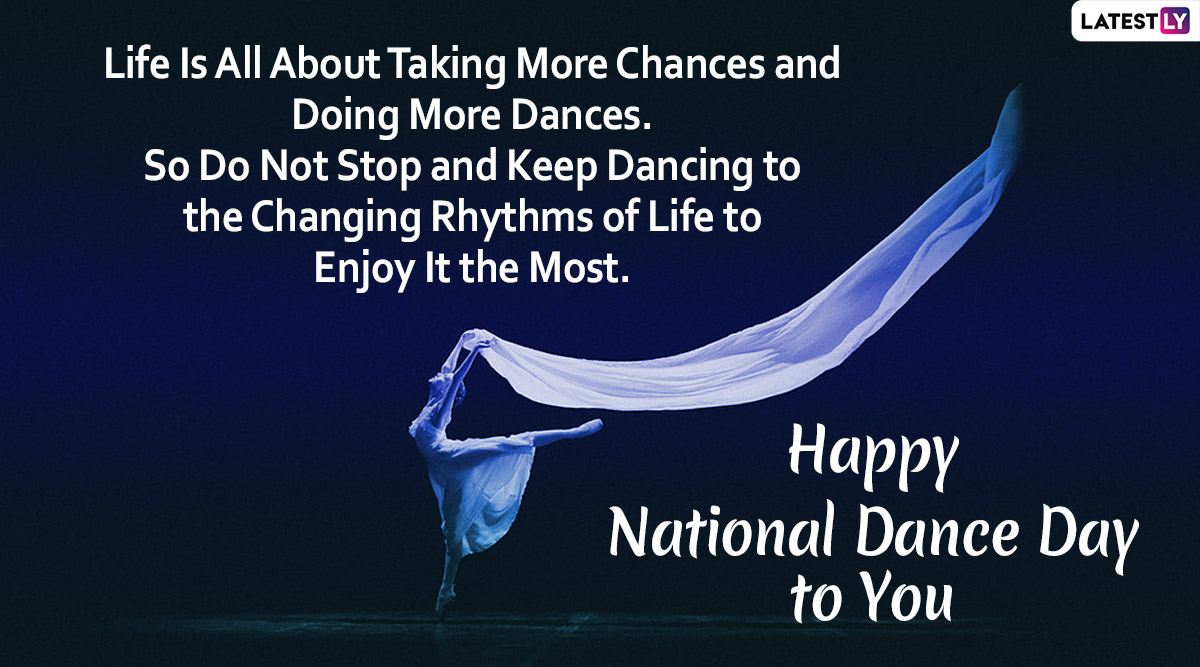 National Dance Day 2020 (US) Quotes, Wishes and Messages Send These