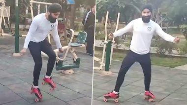Zorawar Singh Creates New Guinness World Record With 147 Skips on Roller Skates in 30 Seconds, Watch Video of the 21-Year-Old Indian Whose Achievement Amid the Pandemic is Inspiring Fitness Enthusiasts