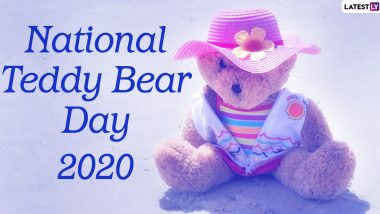 National Teddy Bear Day 2020 HD Images and Wallpapers for Free Download Online: WhatsApp Stickers, Facebook Messages and Greetings to Celebrate Your Cuddly Stuffed Toys!