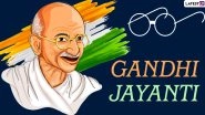 Gandhi Jayanti 2021 Images & HD Wallpapers for Free Download Online: Celebrate International Day of Non-Violence and Bapu&rsquo;s Birth Anniversary With Thoughtful Quotes, Messages and Greetings