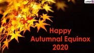 Happy Autumnal Equinox 2020 Images and HD Wallpapers for Free Download Online: WhatsApp Stickers, Facebook Messages and GIFs to Send on the First Day of Fall