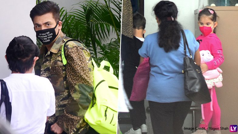 Karan Johar Spotted At The Airport With His Kids Yash, Roohi And Mom Hiroo Johar (View Pics)